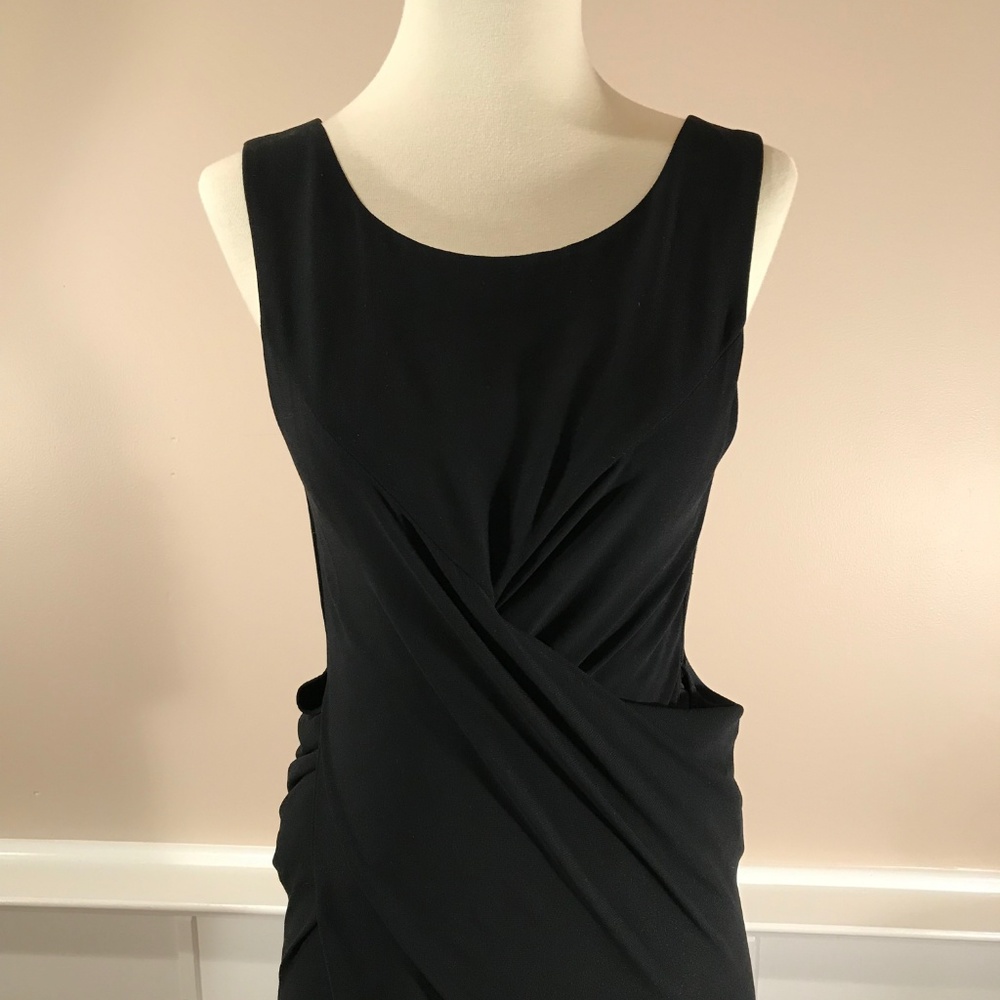Nicole Miller Stretch Black Cocktail Dress